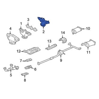 Honda OE - Right Exhaust Manifold