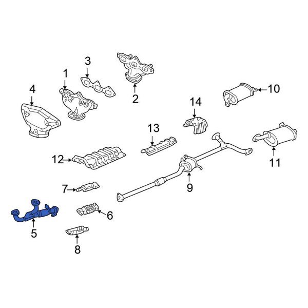 Exhaust Crossover Pipe