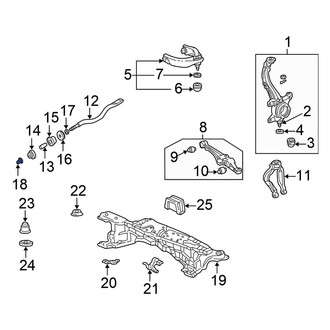 Honda OE - Radius Arm Nut