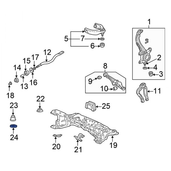 Suspension Subframe Washer