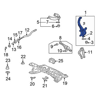 Honda OE - Front Lower Suspension Ball Joint