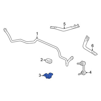 Honda OE - Front Suspension Stabilizer Bar Bracket