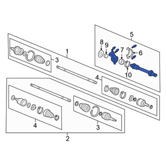 Honda OE - Front CV Intermediate Shaft