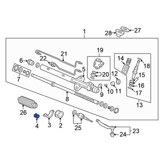 Honda OE - Rack and Pinion Mount Bushing
