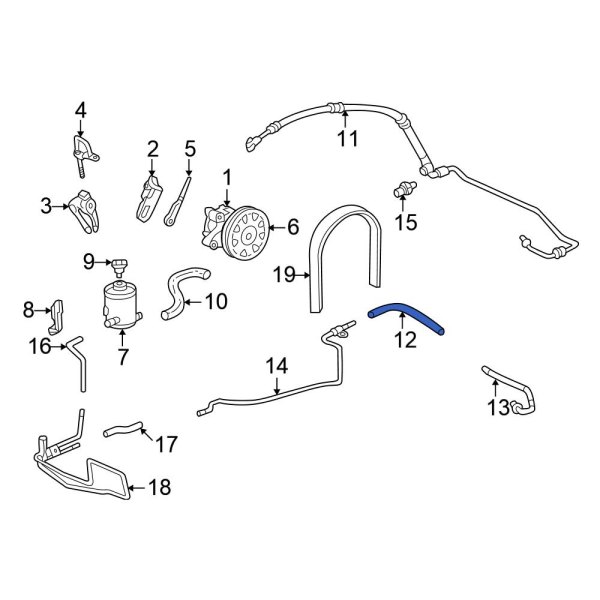 Power Steering Return Hose