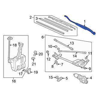 Honda OE - Left Wiper Arm