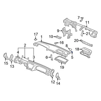 Honda OE - Instrument Panel Clip