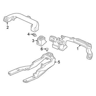 Honda OE - Instrument Panel - Ducts (DX / EX / EX-R / LX / SE / Value Package Sedan)