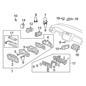 Honda OE - Lower Instrument Panel Light Bulb