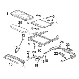 Honda OE - Sunroof Stopper