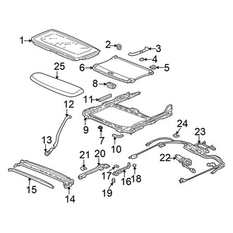 Honda OE - Sunroof Stopper