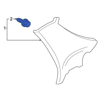 Honda OE - Left Body D-Pillar Trim Panel Clip