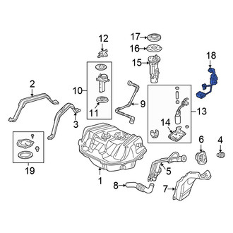 Honda OE - Fuel Sender and Hanger Assembly