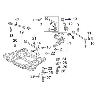 Honda OE - Lateral Arm Bolt