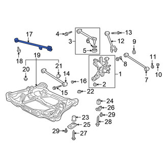 Honda OE - Rear Left Suspension Trailing Arm