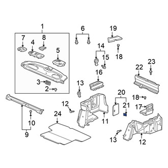 Honda OE - Floor Jack Cover Clip