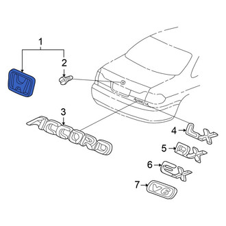 Honda OE - Rear Deck Lid Emblem