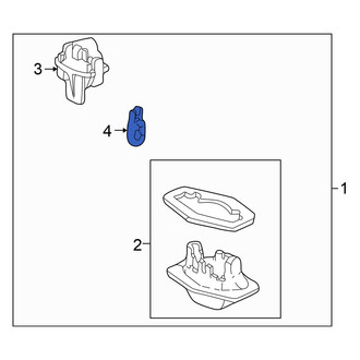 Honda OE - License Plate Light Bulb
