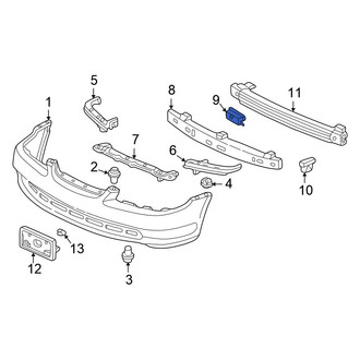 Honda OE - Front Bumper Impact Absorber