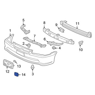 Honda OE - Front Bumper Cover Emblem