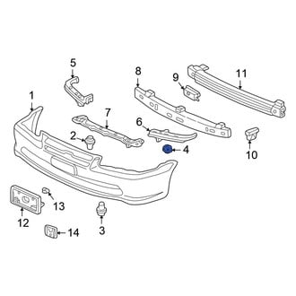 Honda OE - Rear Bumper Cover Grommet