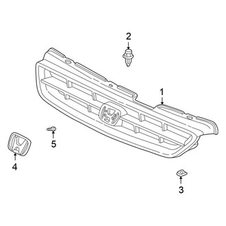 Honda OE - Grille & Components (Coupe)