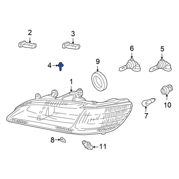 Headlight Mounting Bolt