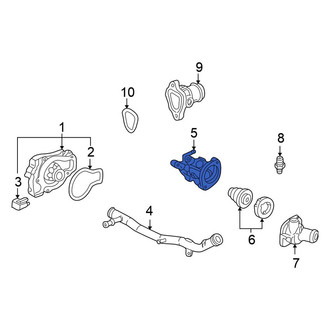 Honda OE - Lower Engine Coolant Thermostat Housing