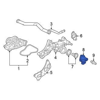 Honda OE - Engine Coolant Thermostat Housing