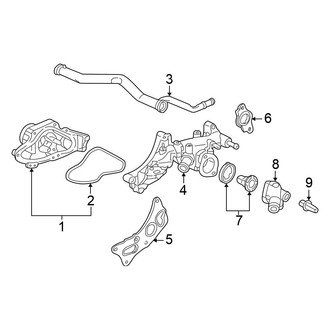 Honda OE - Cooling - Water Pump (EX / LX Coupe 3.0L)