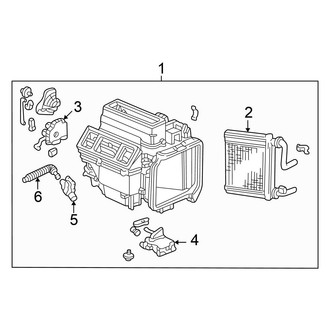 Honda OE - Air Conditioner & Heater - Heater Components (Coupe 2.3L / 3.0L)
