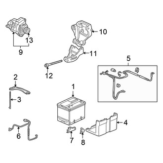 Honda OE - Electrical - Battery (Coupe 2.3L)