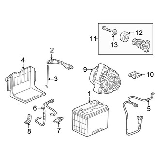 Honda OE - Electrical - Battery (Coupe 3.0L)