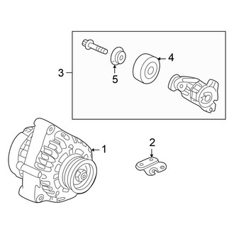 Honda OE - Electrical - Alternator (EX / LX Coupe 3.0L)
