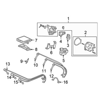 Honda OE - Electrical - Ignition System (USA Only), (EX / LX Coupe 3.0L)
