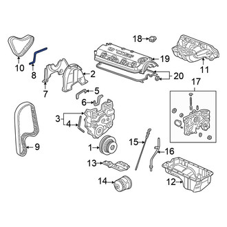 Honda OE - Engine Timing Cover Gasket