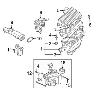 Honda OE - Engine / Transaxle - Air Intake (Coupe 3.0L)