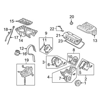Honda OE - Engine / Transaxle - Engine Parts (Coupe 3.0L)