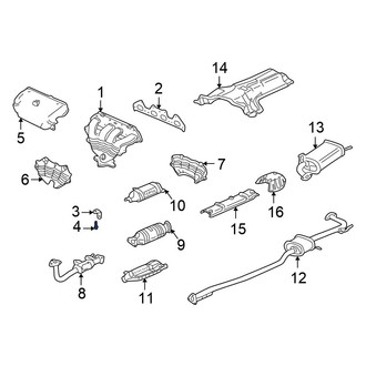 Honda OE - Exhaust Manifold Bolt