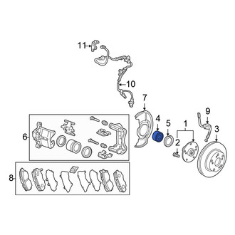 Honda OE - Front Wheel Bearing
