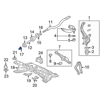 Honda OE - Radius Arm Nut