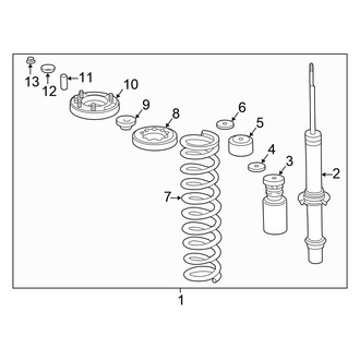 Honda OE - Front Suspension - Struts & Components (Canada Only), (Coupe)