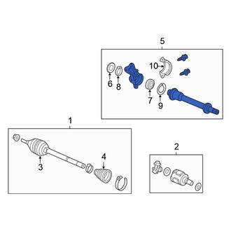 Honda OE - Front CV Intermediate Shaft