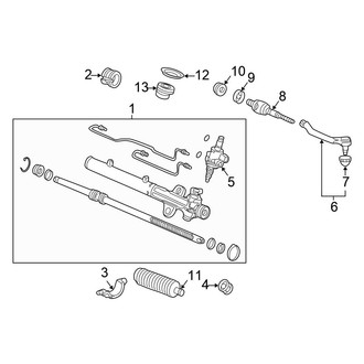 Honda OE - Steering Gear & Linkage (Coupe 2.3L / 3.0L)