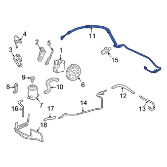 Honda OE - Power Steering Pressure Hose