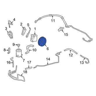 Honda OE - Power Steering Pump Pulley