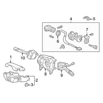 Honda OE - Steering Column - Shroud, Switches & Levers (Coupe)