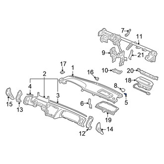 Honda OE - Instrument Panel Clip