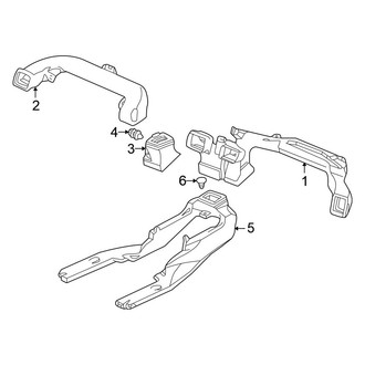 Honda OE - Instrument Panel - Ducts (Coupe / EX / LX Coupe)