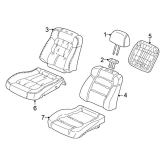 Honda OE - Seats & Tracks - Front Seat Components (SE Coupe)